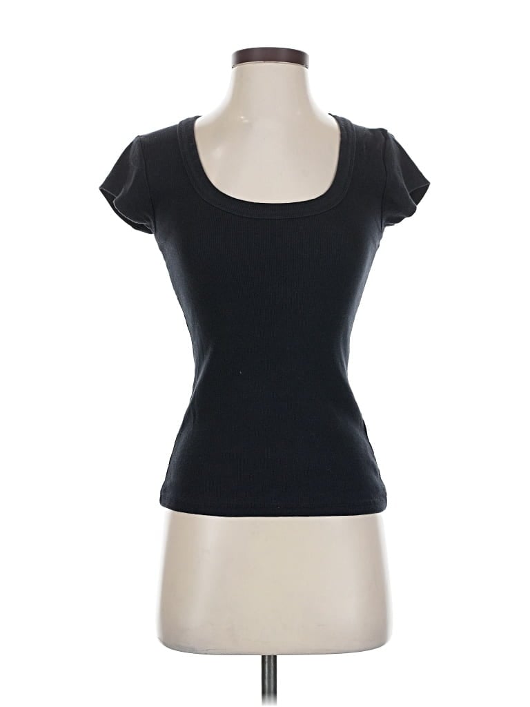 Pre-owned Pilcro Short Sleeve T-shirt In Black