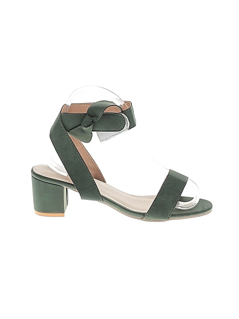 Pre-owned Unbranded Heels In Green