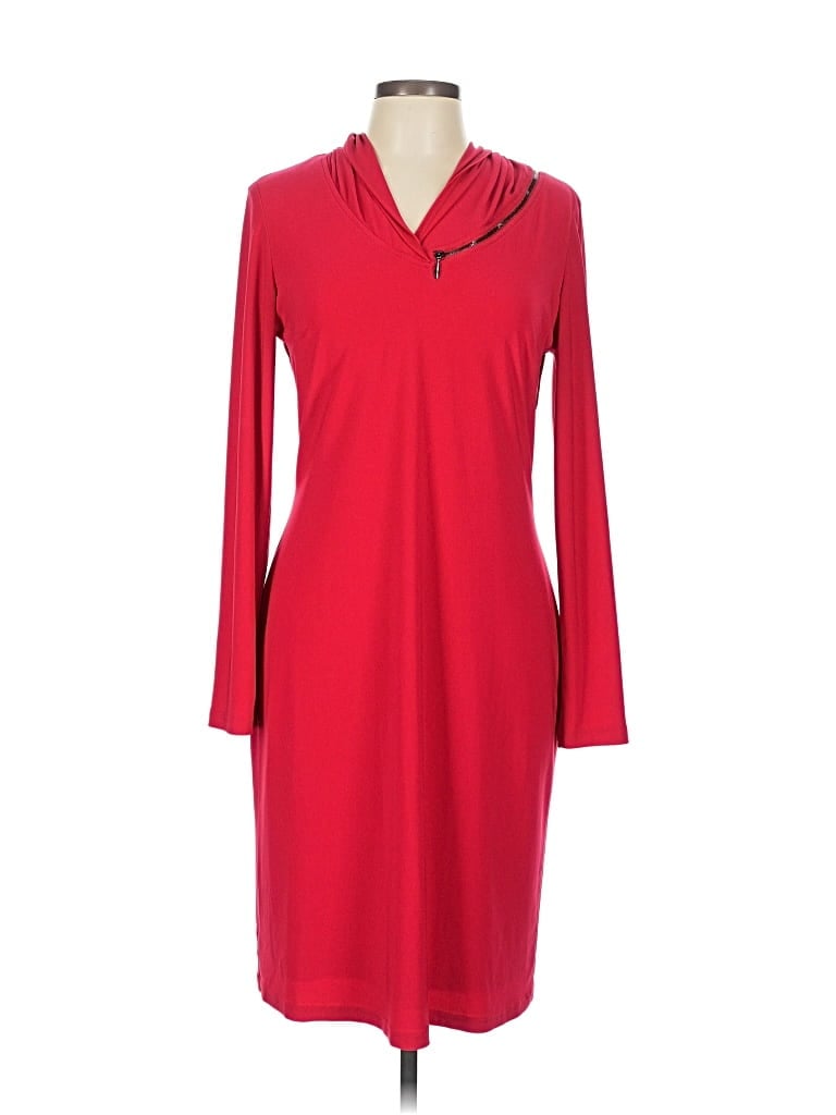 Pre-owned Joseph Ribkoff Casual Dress In Red