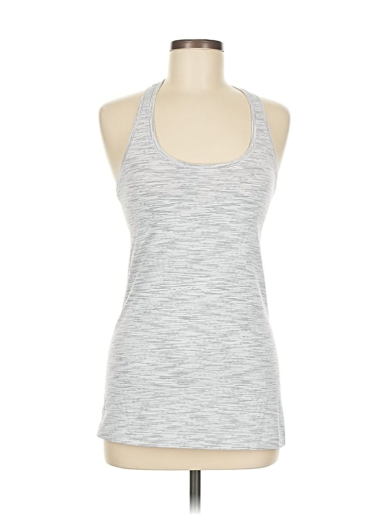 Pre-owned Lululemon Athletica Active Tank Top In Gray