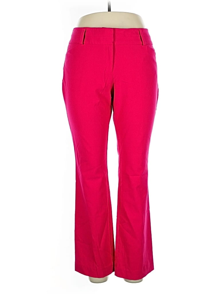 Pre-owned 7th Avenue Design Studio New York & Company Dress Pants In Red