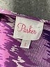Parker Purple 3/4 Sleeve Blouse Size S - photo 7