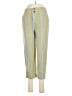 Soft Surroundings Stripes Yellow Linen Pants Size 6 - photo 1