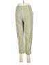 Soft Surroundings Stripes Yellow Linen Pants Size 6 - photo 2