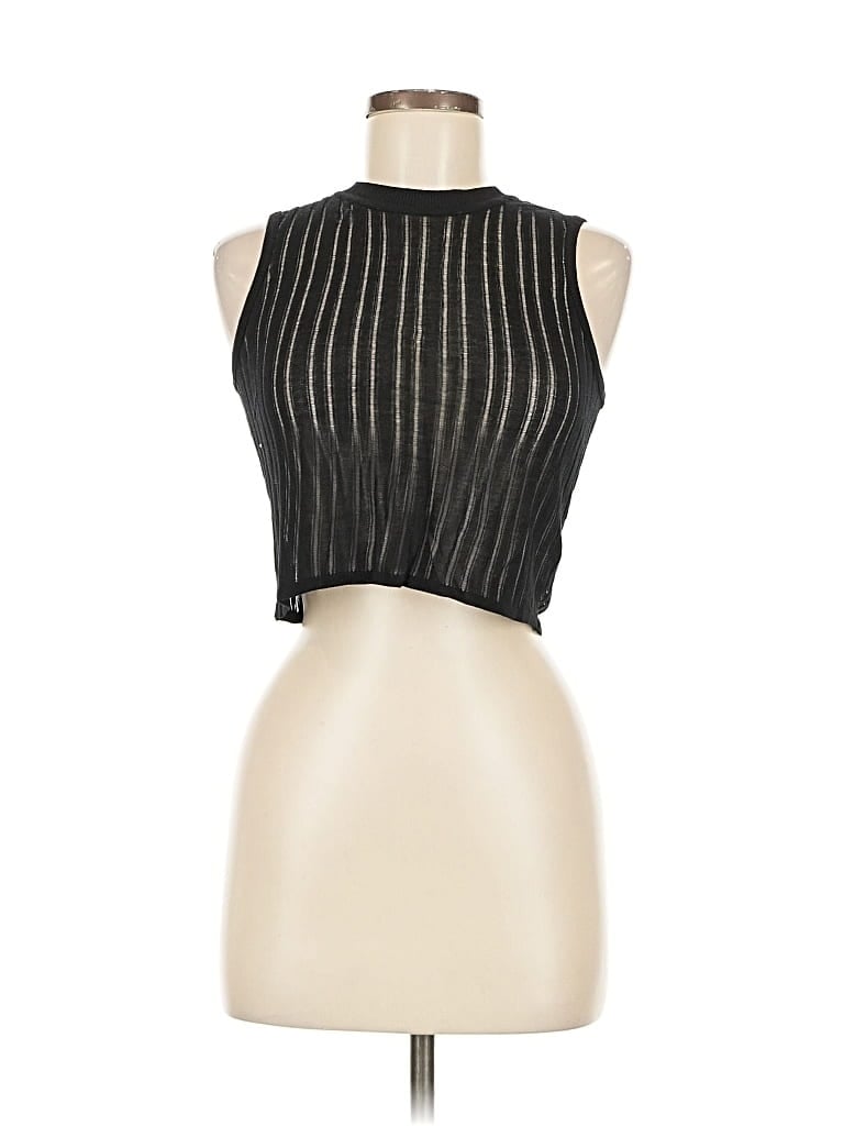 Pre-owned Superdown Tank Top Black Halter Neckline Tops