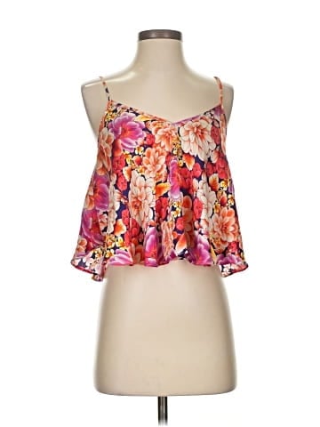 Marciano Sleeveless Silk Top (view 1)