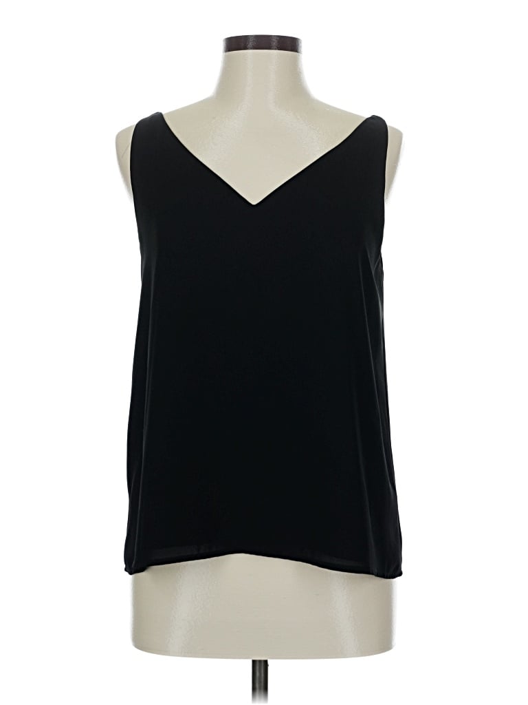 Pre-owned Express Sleeveless Top Black V Neck Tops