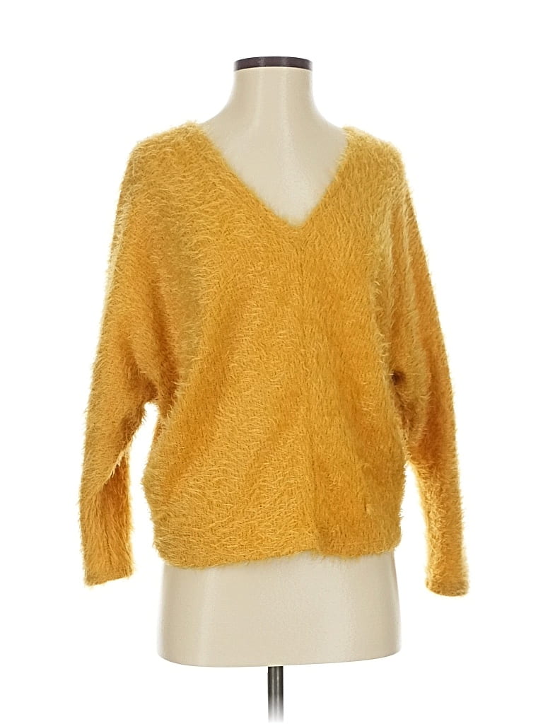 Pre-owned Unbranded Pullover Sweater In Orange