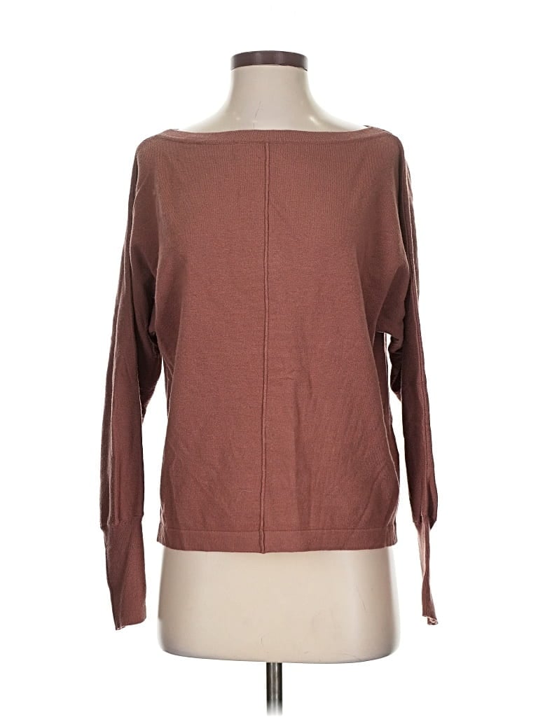 Pre-owned Bobeau Pullover Sweater In Brown