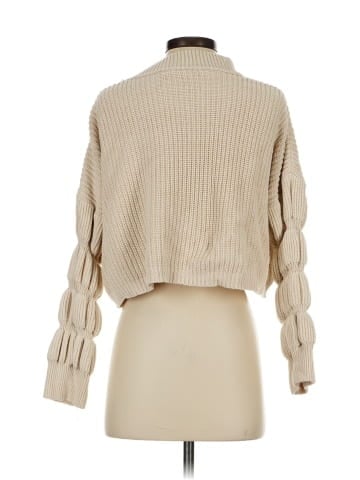 Bobbles & Lace Turtleneck Sweater (view 2)
