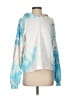 Michael Lauren 100% Cotton Tie-dye Blue Pullover Hoodie Size S - photo 1