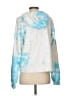 Michael Lauren 100% Cotton Tie-dye Blue Pullover Hoodie Size S - photo 2