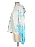 Michael Lauren 100% Cotton Tie-dye Blue Pullover Hoodie Size S - photo 5