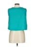Roylamp 100% Polyester Teal Sleeveless Blouse Size L - photo 2