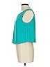 Roylamp 100% Polyester Teal Sleeveless Blouse Size L - photo 5