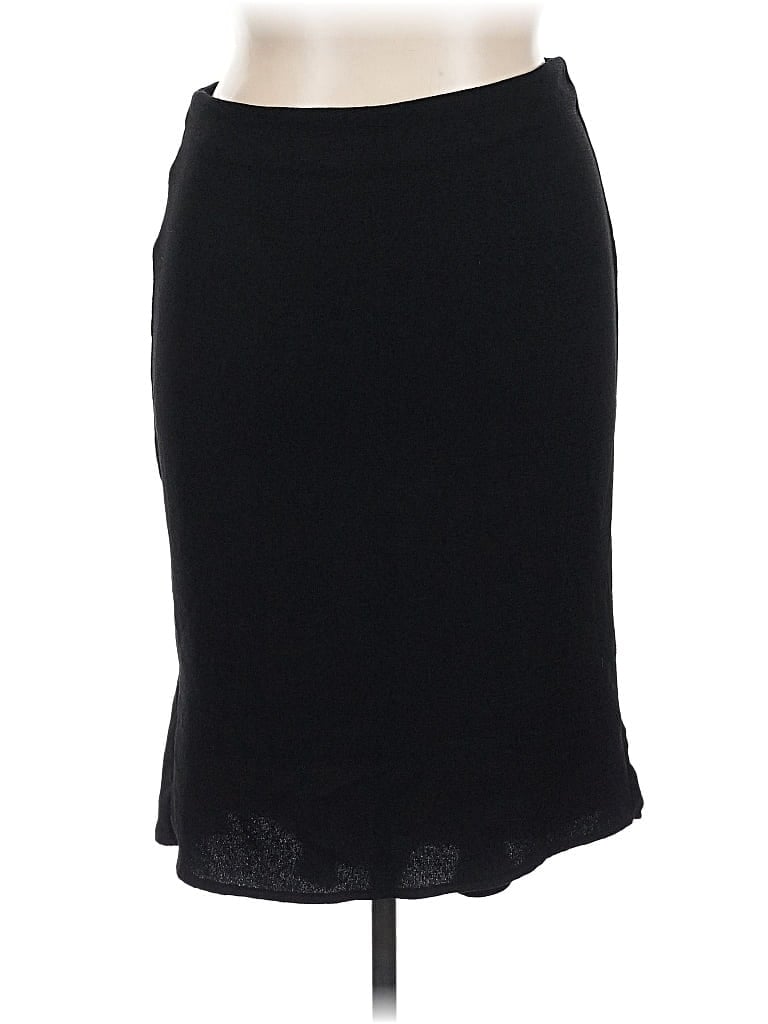 Pre-owned Who What Wear Formal Skirt In Black