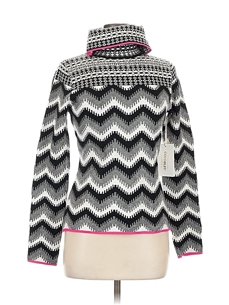 Cocobleu Turtleneck Sweater In Black