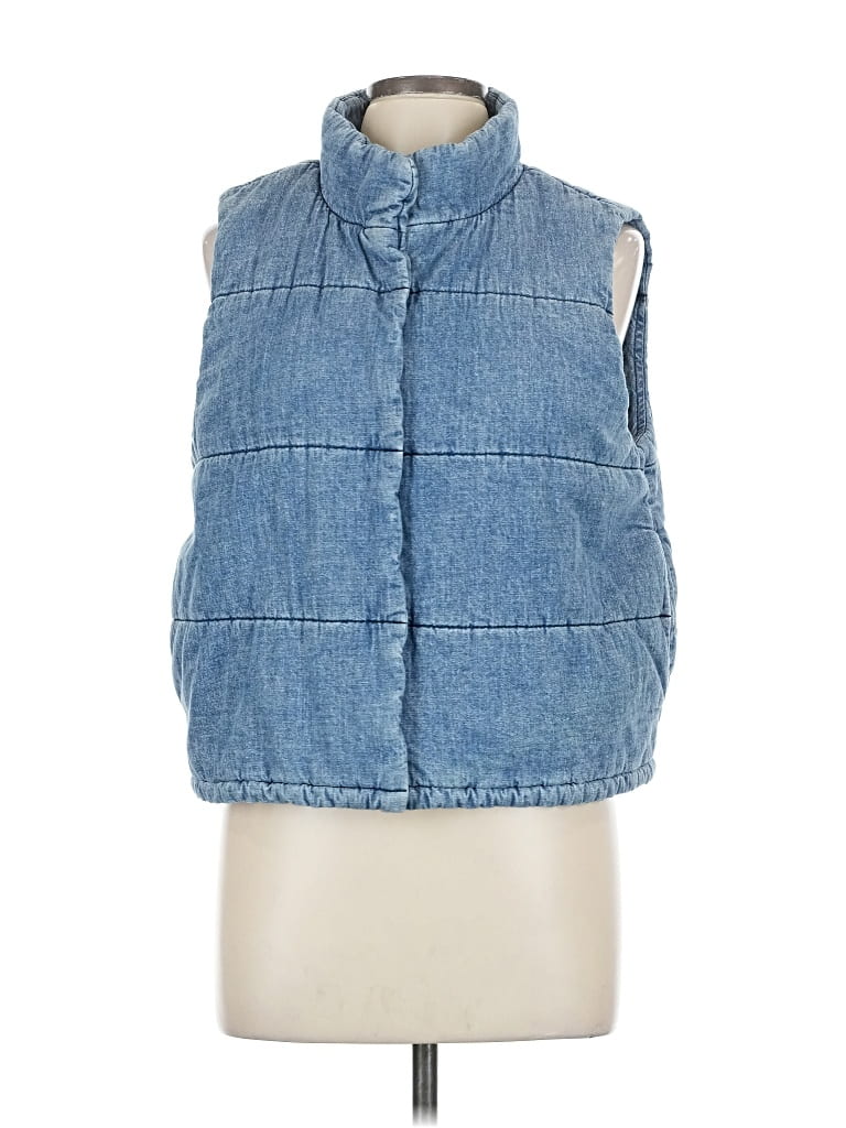 Pre-owned Marc New York Denim Vest In Blue