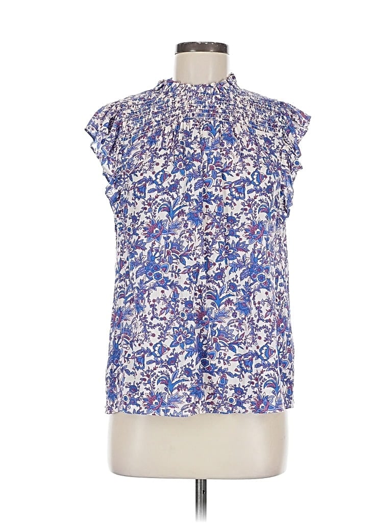 Pre-owned Rachel Zoe Tjx Sleeveless Blouse In Blue