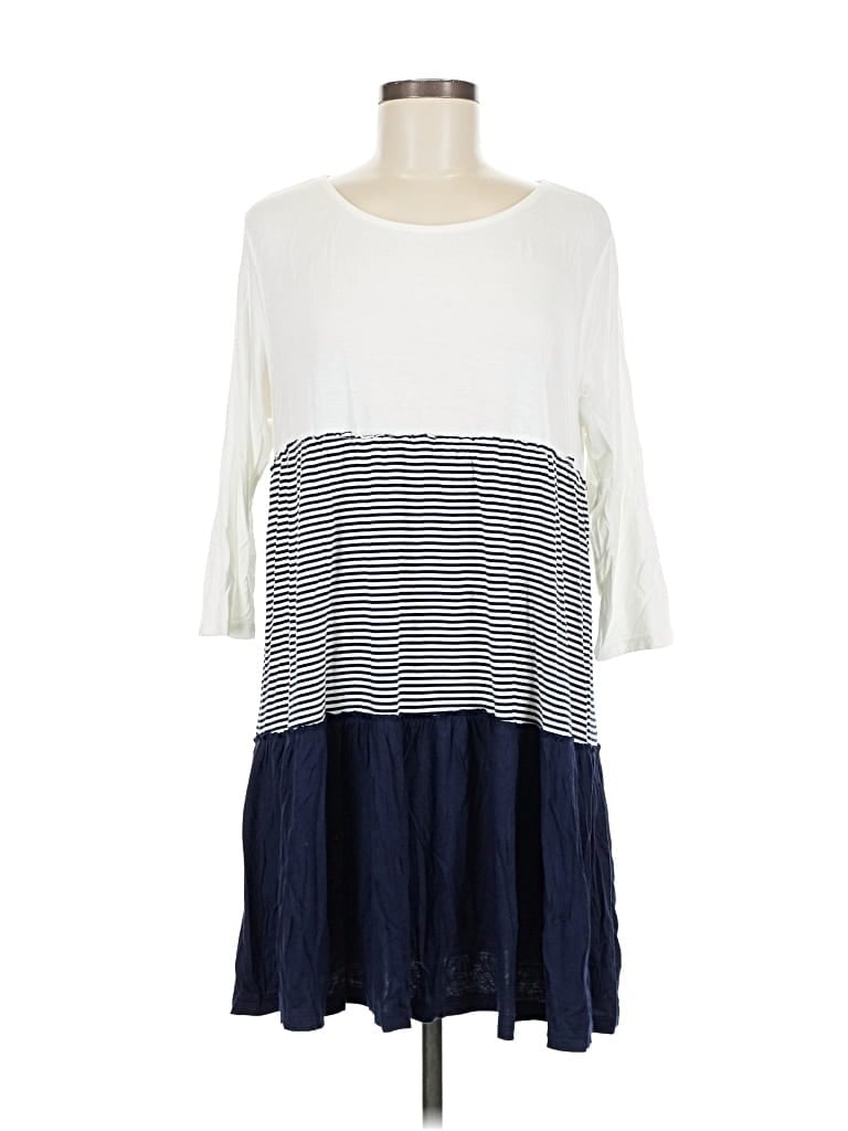 Pre-owned Papermoon Casual Dress In Blue