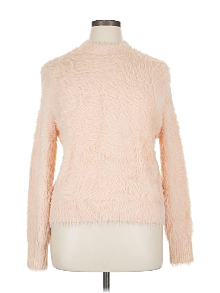 Pre-owned Future Collective Turtleneck Sweater In Pink