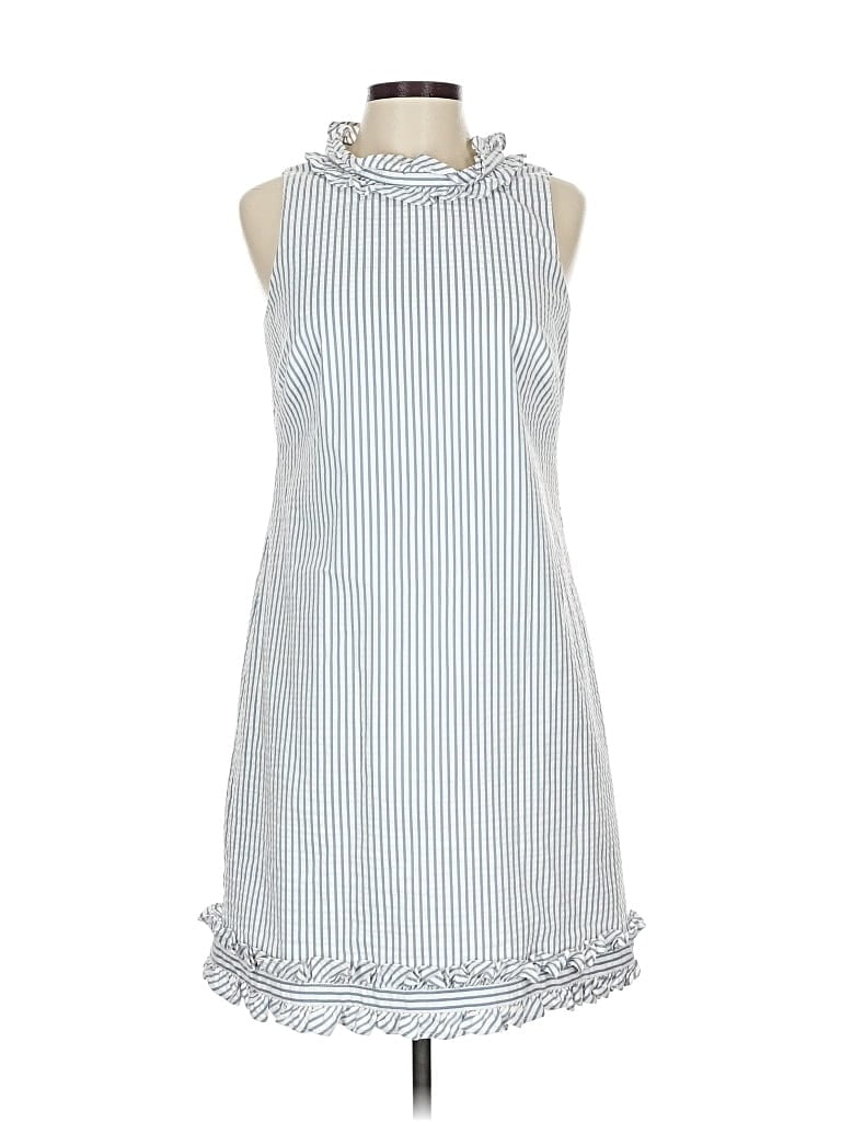 Pre-owned Eliza J Casual Dress In Silver