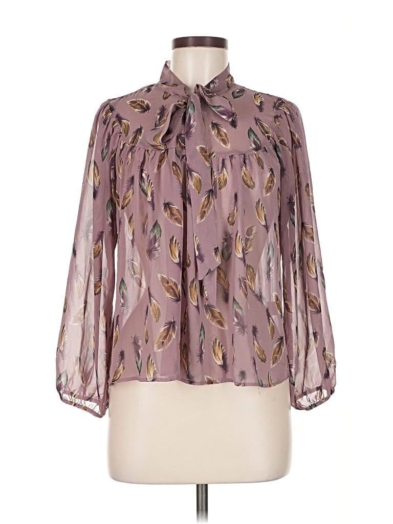 Pre-owned H.i.p. Happening In The Present Long Sleeve T-shirt In Purple