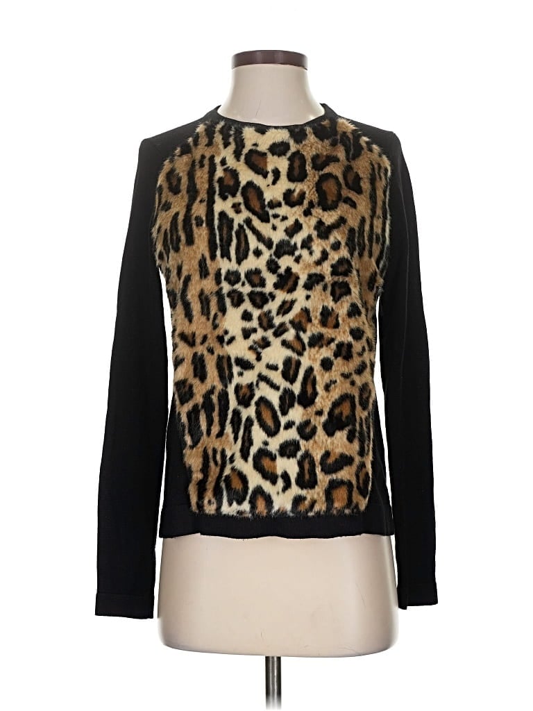 Pre-owned T Tahari Pullover Sweater In Black