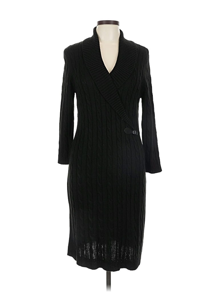 Pre-owned Calvin Klein Cocktail Dress In Black
