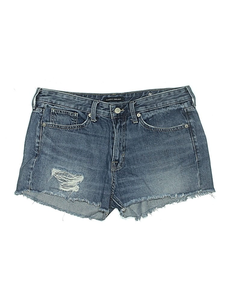 Pre-owned Lucky Brand Denim Shorts In Blue