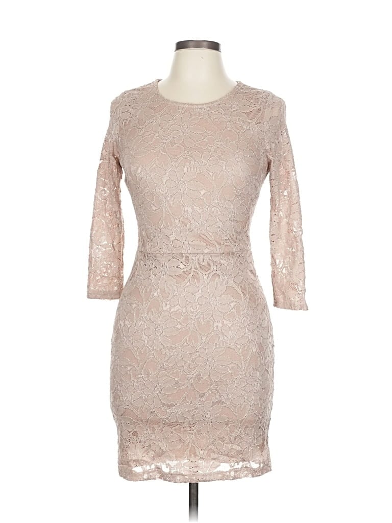 Pre-owned Lovely Day Cocktail Dress In Brown