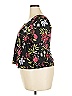 Left Coast by Dolan 100% Polyester Black 3/4 Sleeve Blouse Size S - photo 5