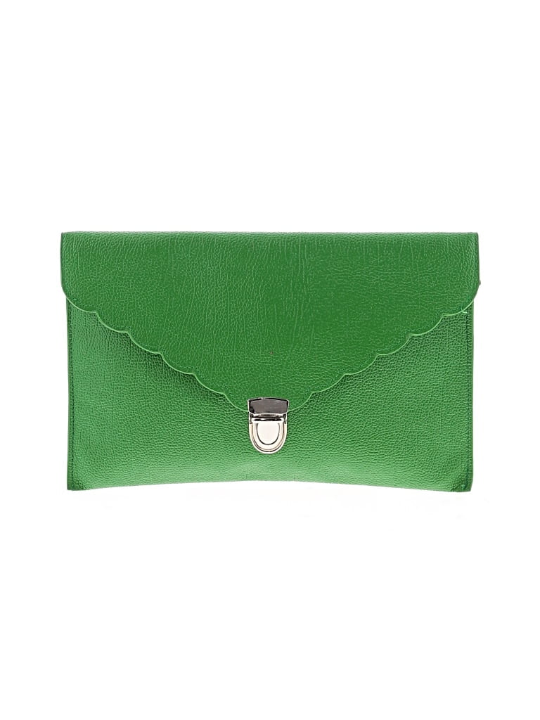 Pre-owned Unbranded Clutch In Green