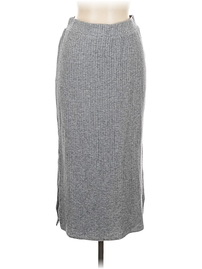 Pre-owned 1.state Casual Skirt In Gray