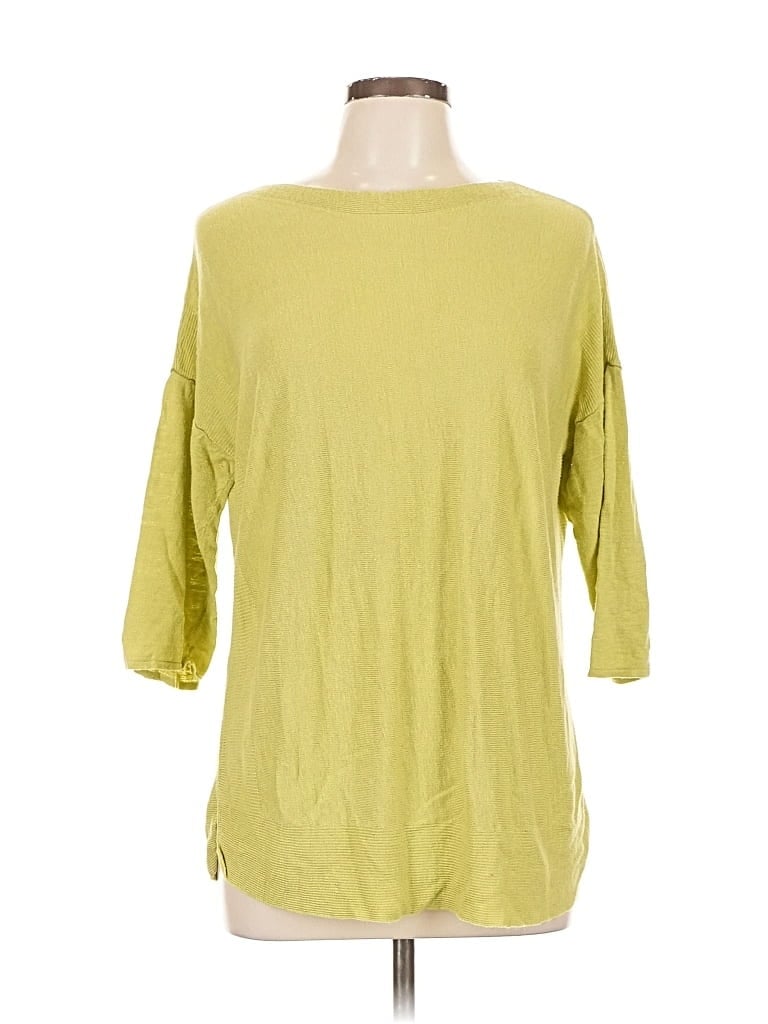 Pre-owned Jjill Cardigan Sweater In Yellow