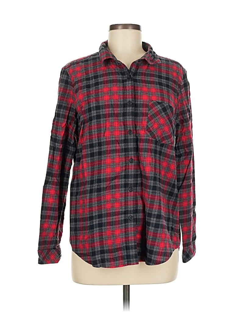 Pre-owned Pendleton Long Sleeve Button Down Shirt In Red