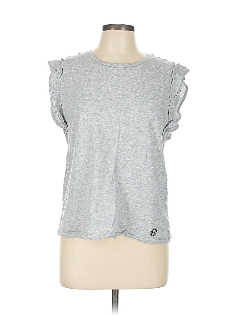 Pre-owned Michael Michael Kors Sleeveless T-shirt In Silver