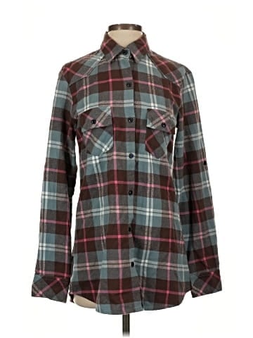 Matchstick Long Sleeve Button-Down Shirt (view 1)