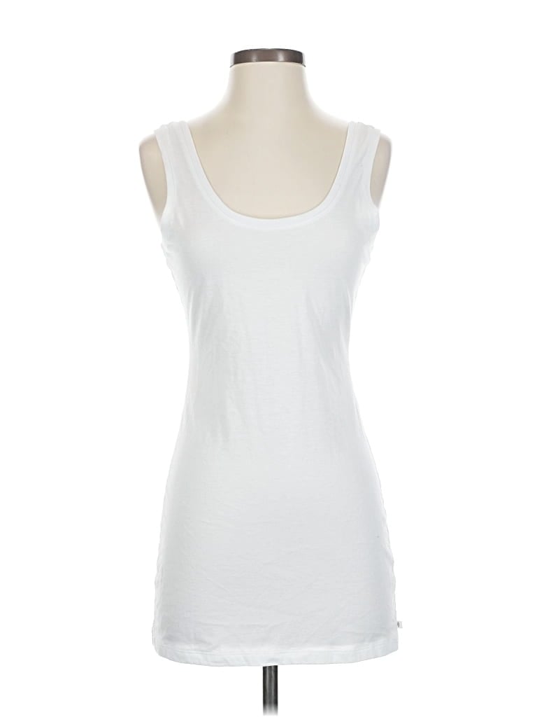 Pre-owned Victoria's Secret Tank Top White Sweetheart Neckline Tops