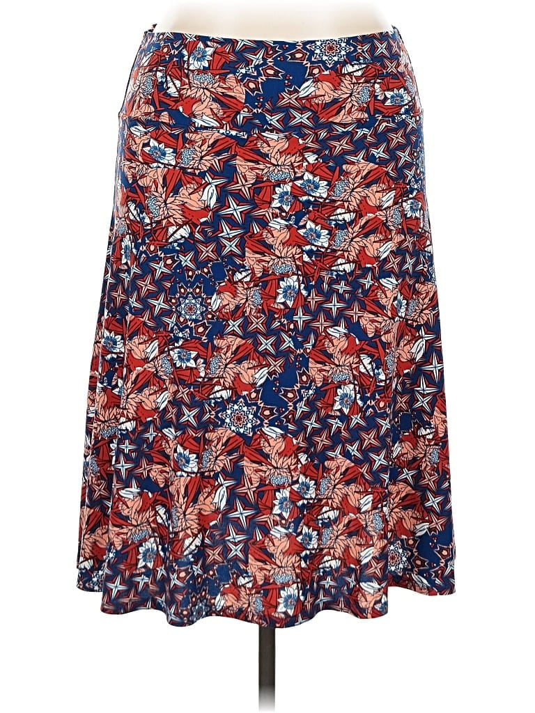 Pre-owned Lularoe Casual Skirt In Blue