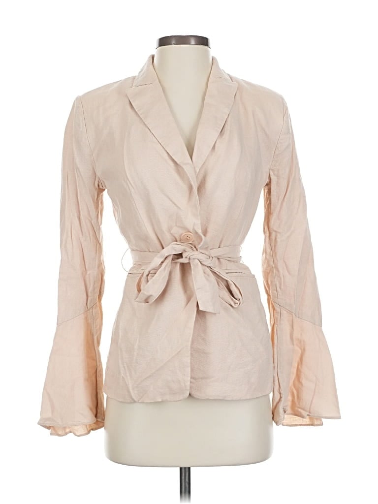 Pre-owned Free People Blazer Jacket In Brown