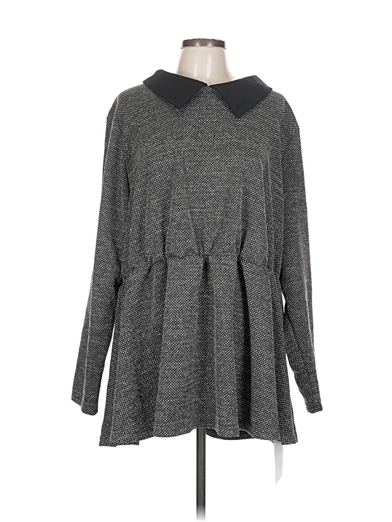 Pre-owned Bloomchic Casual Dress In Gray