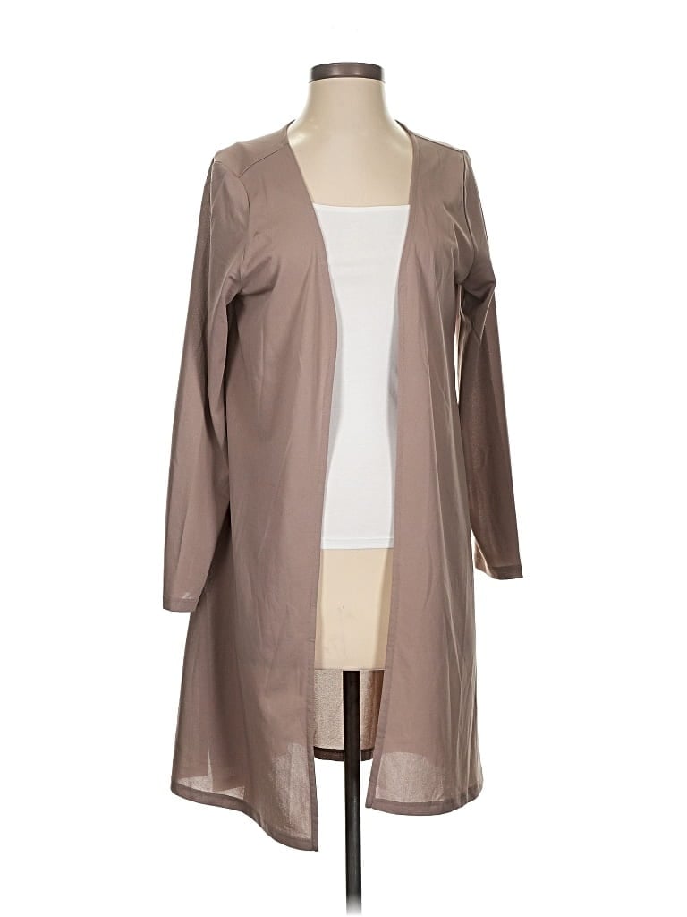 Pre-owned Unbranded Cardigan Sweater In Brown