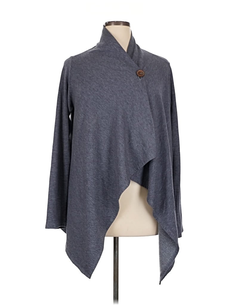 Pre-owned Bobeau Poncho In Gray