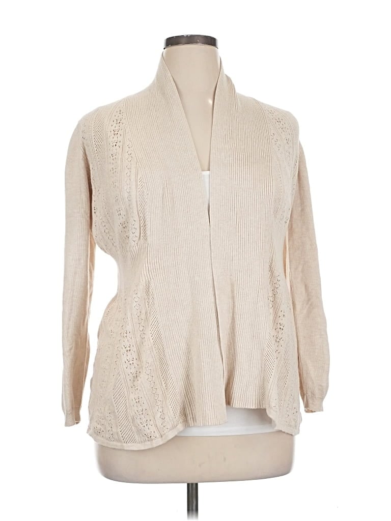 Pre-owned Belldini Cardigan Sweater In Brown