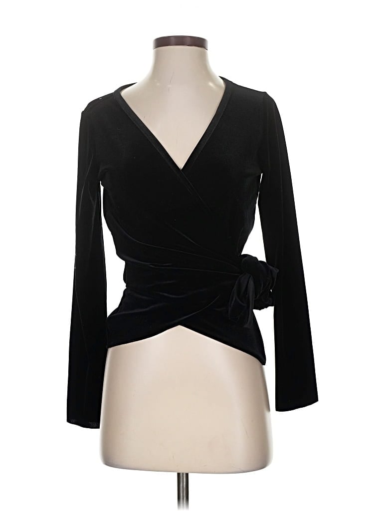 Pre-owned Jjill Blazer Jacket In Black