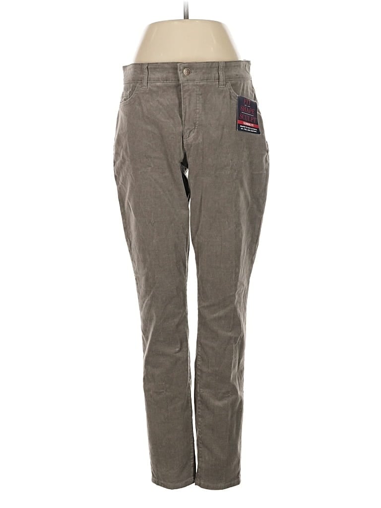 Chaps Casual Pants In Gray