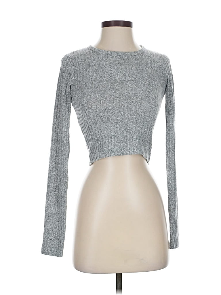 Pre-owned Wilfred Free Long Sleeve T-shirt In Silver