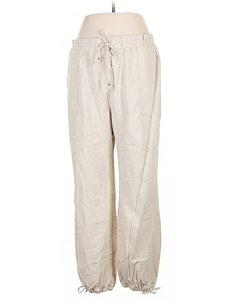 Pre-owned Ellen Tracy Casual Pants In White