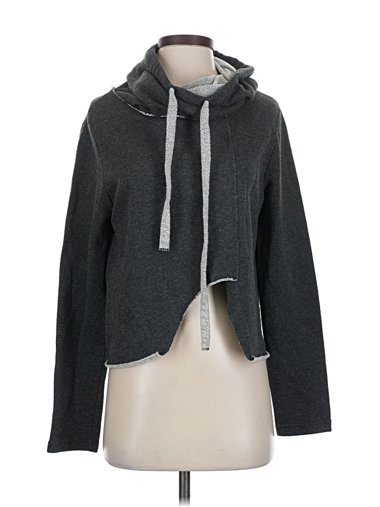 Pre-owned Crea Concept Zip Up Hoodie In Gray